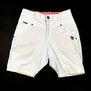 Maloja Women's White Corduroy Biking Shorts